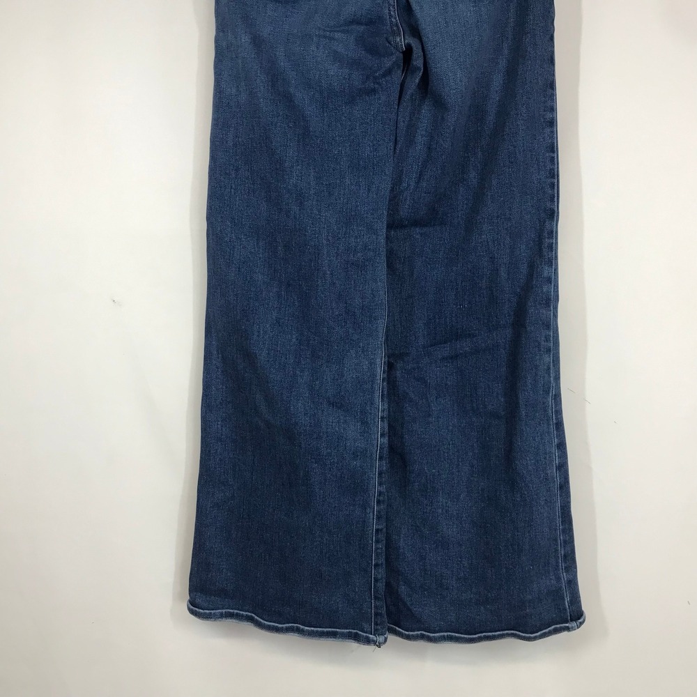 LTJ Letter to Juliet High Rise Wide Leg Jeans Blue Denim Size 27 Made in USA - Picture 6 of 10